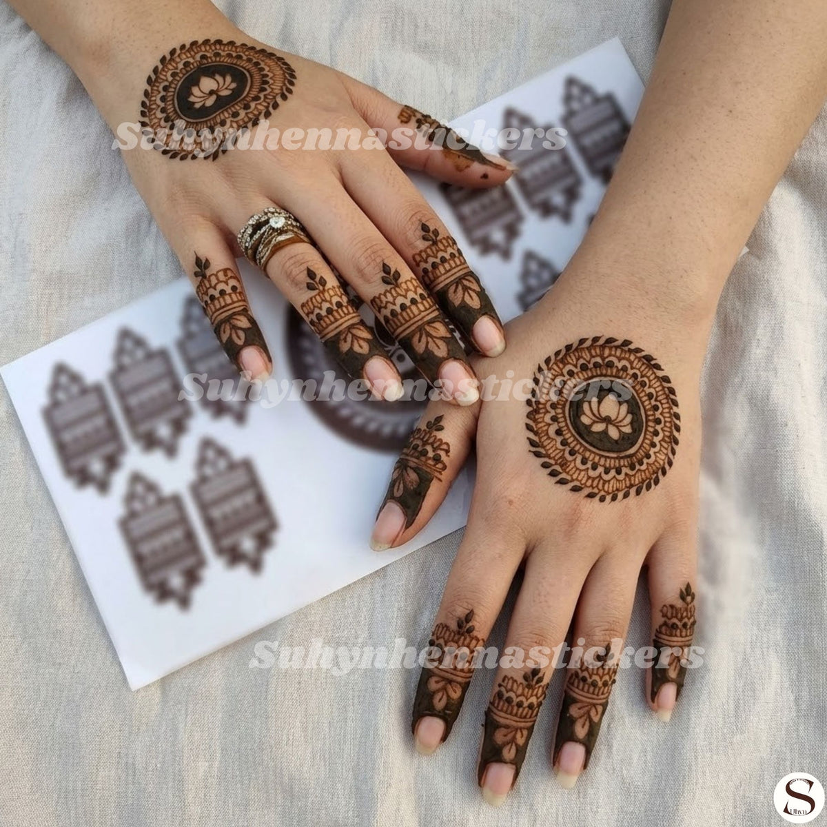 Our best seller mandala henna sticker all time S15