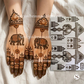 ELEPHANT FRONT HAND DESIGN BY SUHYN - M69